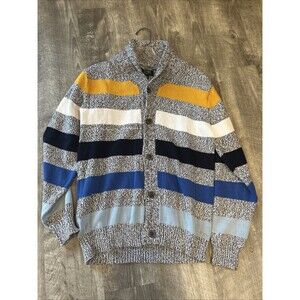 100% Cotton Jones New York Kids Striped Long Sleeve Sweater Sz 18 EUC